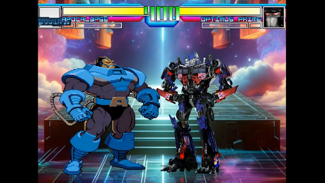Apocalypse vs optimus prime - (Insane AI)