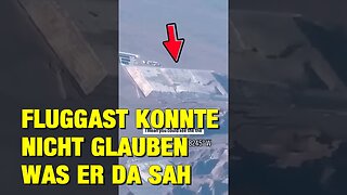 Fluggast filmt gewaltige bisher unbekannte pyramidale Struktur