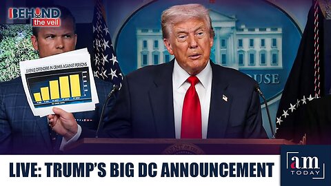 LIVE： Trump Unveils Bold Strategy to Tackle Homelessness & Crime in Washington, D.C.