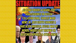 SITUATION UPDATE 8/5/25 - Boom! Ag Bondi Orders A Grand Jury, Middle East Heating Up, Charlie Ward