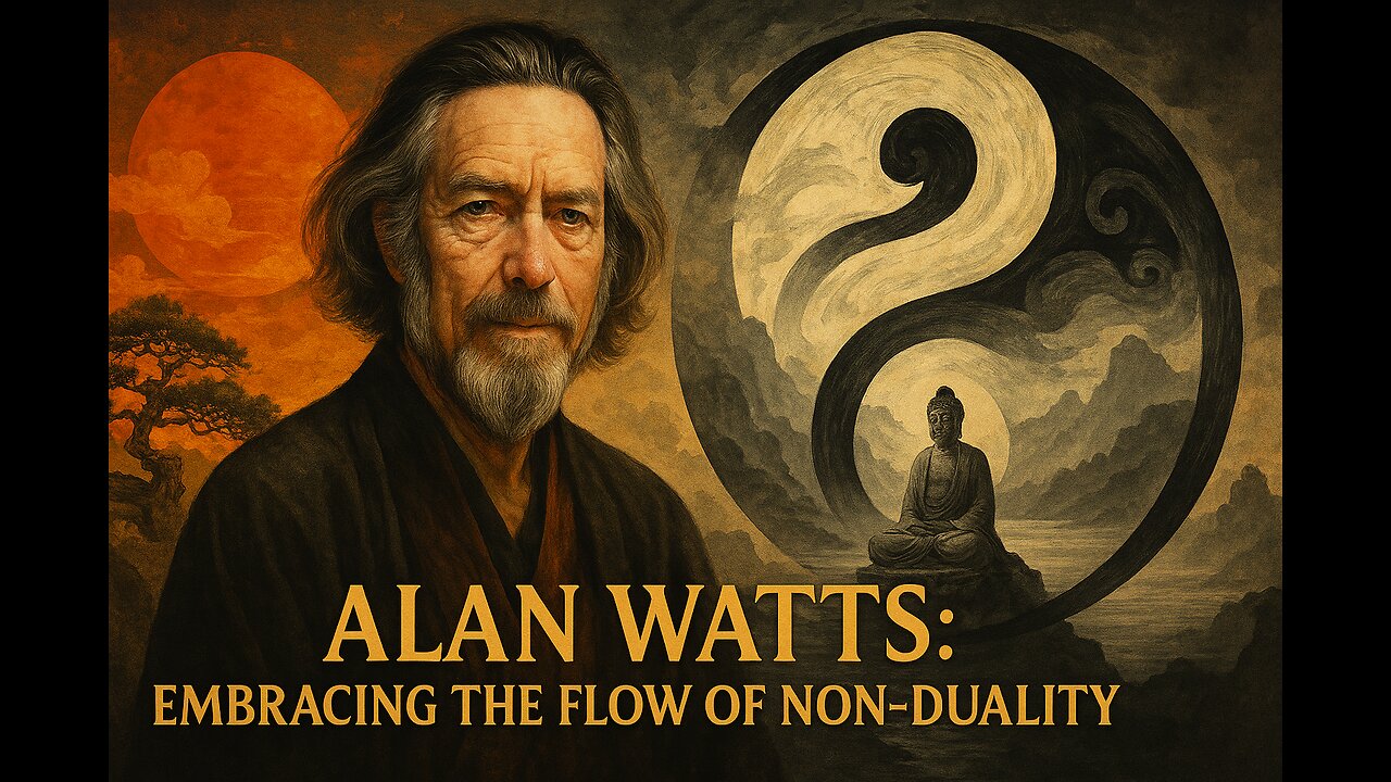 Alan Watts: Embracing the Flow | Non-Duality, Spontaneity, and True Mastery