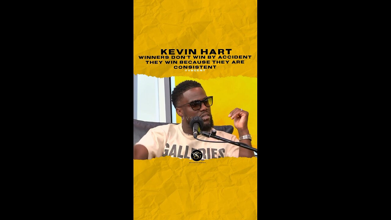 #kevinhart Winners don’t win by accident they win because they are consistent
