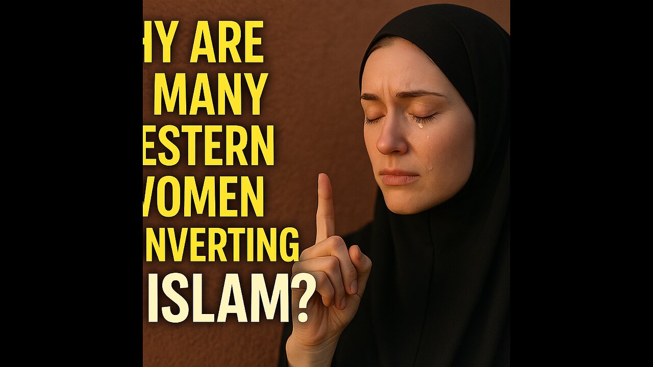 What is the reason why so many European and American women are converting to Islam?😱😱😱😱