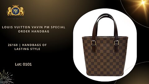 Louis Vuitton Vavin PM Special Order Handbag