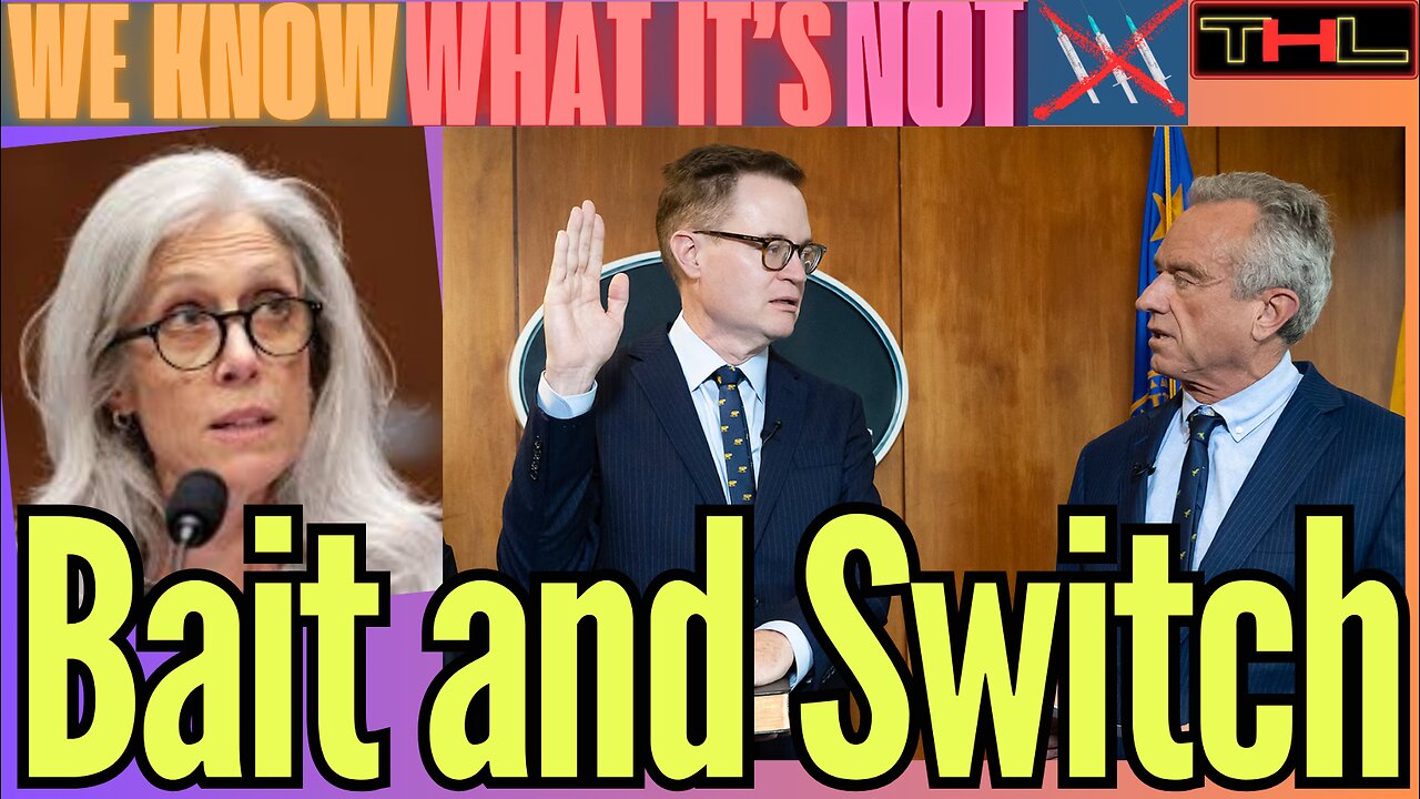 WE KNOW WHAT IT'S NOT | Is the Shakeup at the CDC All For Show? And Why is MSM so Afraid of RFK Jr.?