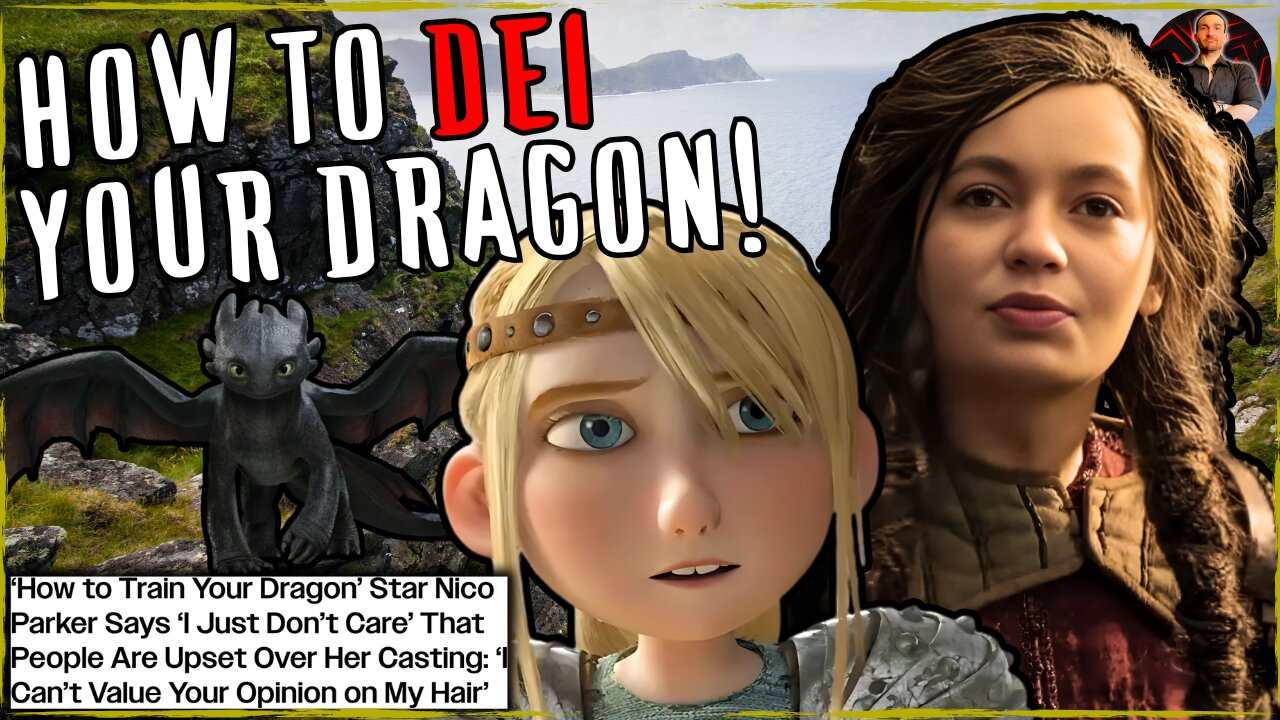 How to Train Your Dragon Star ATTACKS FANS Critical of DEI Race Swap!