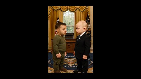 Lil' Zelenskyy And Putin Fight