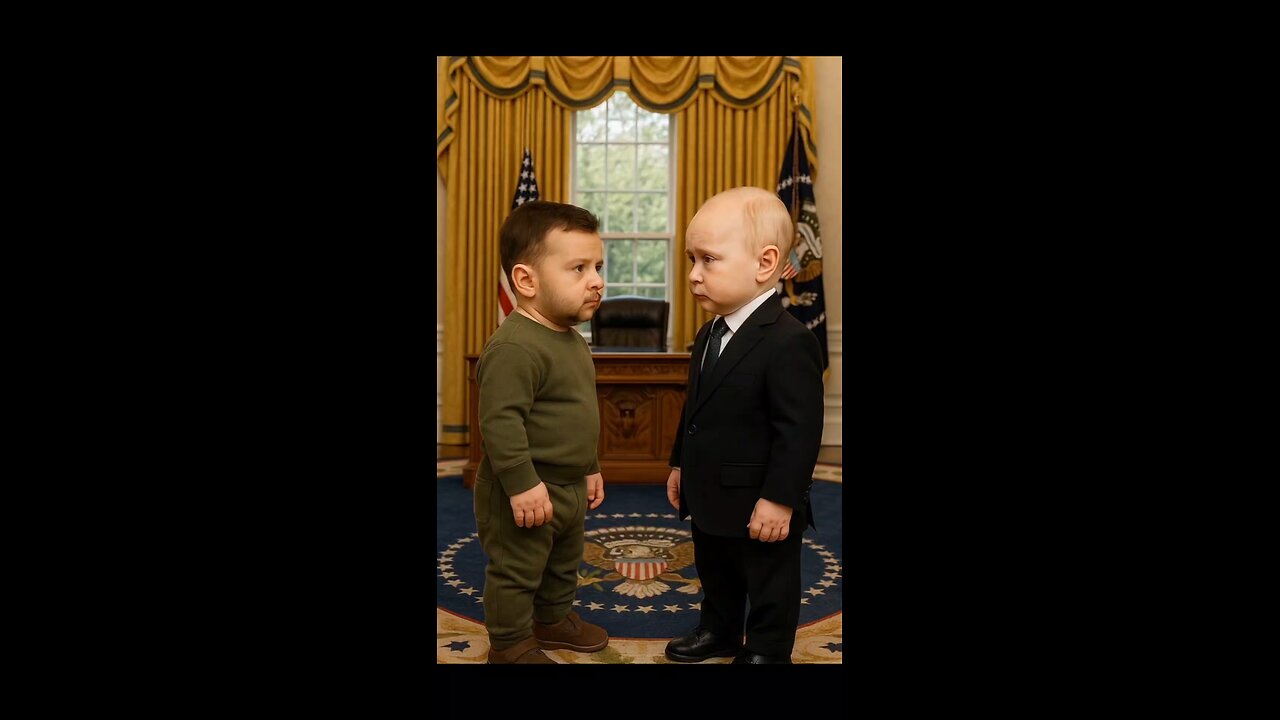 Lil' Zelenskyy And Putin Fight