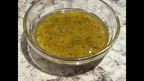 Homemade vinaigrette