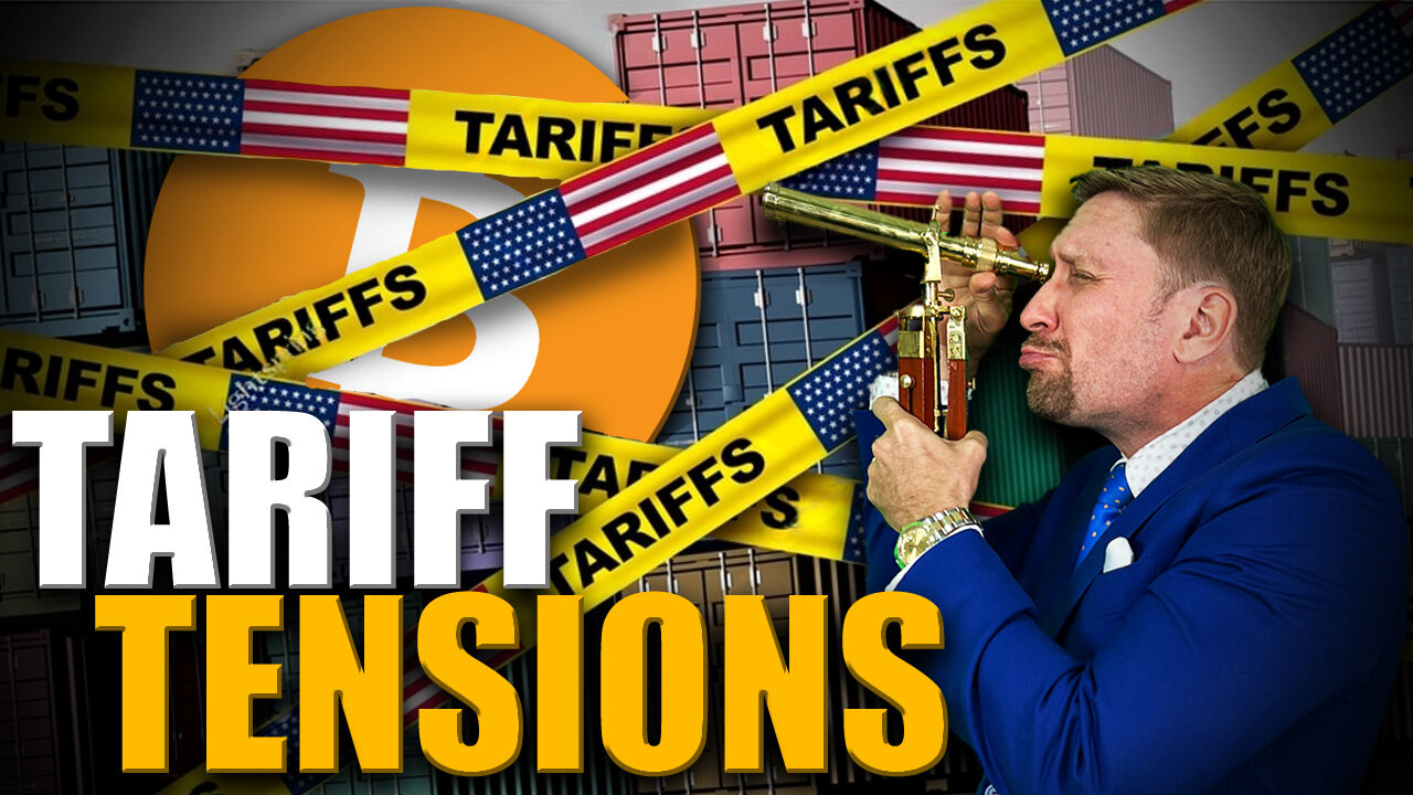 Bitcoin Live Trading: Can This Pattern Break? Tariff Tension Market Analysis EP1594
