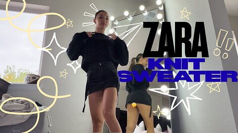 Zara Sweater Try-On | Cozy & Cute Look 🤍