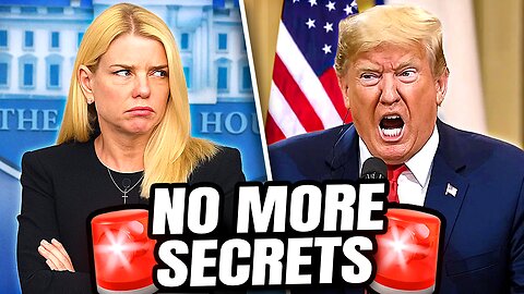I CAN'T BELIEVE WHAT JUST GOT REVEALED ABOUT PAM BONDI!!!