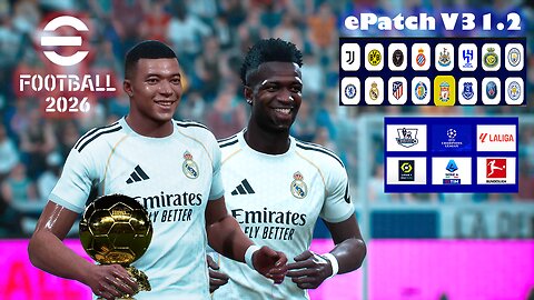 eFootball 2026 Ultimate Patch | Logo, Kits & Club name | Phil Gaming OP