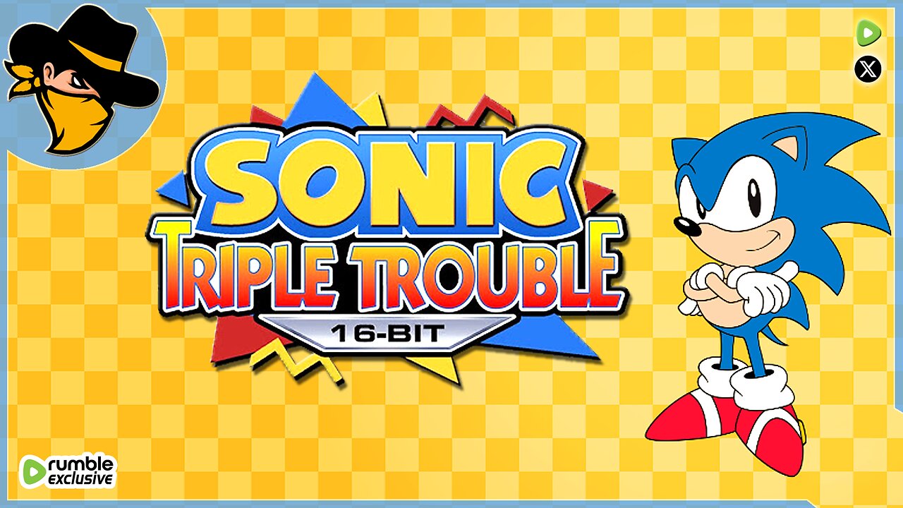 🔵 L I V E | BANDIT PLAYS! | SONIC TRIPLE TROUBLE 16-BIT [ FULL PLAYTHROUGH ]