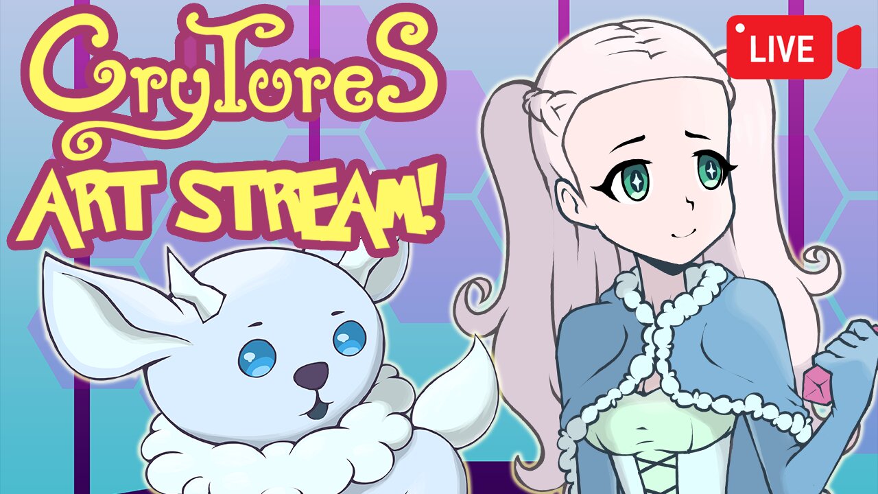 Vtuber Draws Fake Pokemon! | Crytures TTRPG