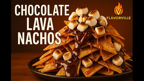 Chocolate Lava Nachos – FlavorVille Viral Dessert Chaos