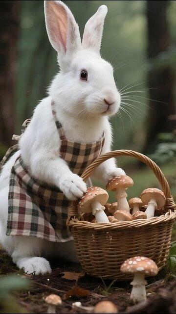 mushroom 🍄 curry making for dinner rabbit family