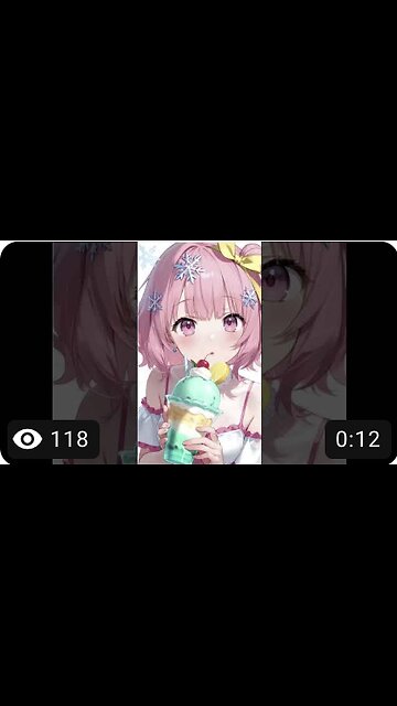 The ice cream is in the shape of snowflakes. The multi-layered translucent ice cream looks like tw..