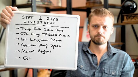 [9.1] Trump's Truth Social: Q+ & Operation Warp Speed, CDC Firings Trigger Big Pharma