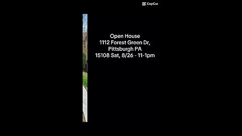 Open House 1112 Forest Green Dr, Pittsburgh PA 15108 Sat, 8/26 - 11-1pm