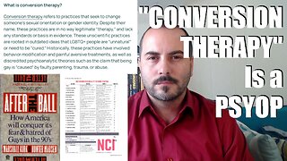 "Conversion Therapy" Is a PsyOp