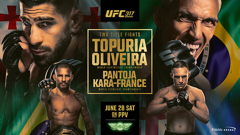UFC 317: Topuria vs Oliveira | June 28