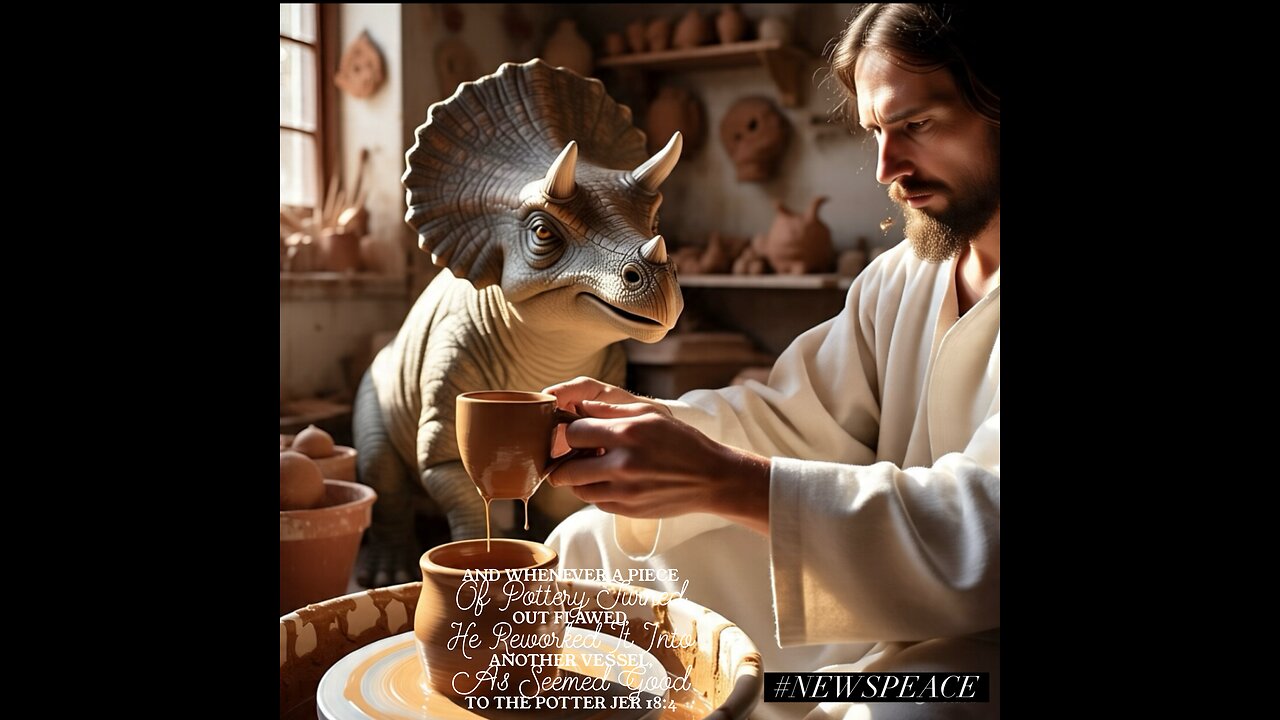 ON THE ANCIENT OF DAYS POTTER'S WHEEL!