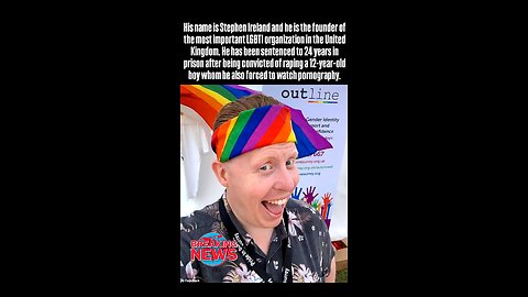 Stephen Ireland, the founder of the most important LGBTI organisation in the United Kingdom...