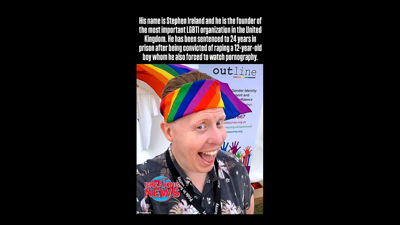 Stephen Ireland, the founder of the most important LGBTI organisation in the United Kingdom...