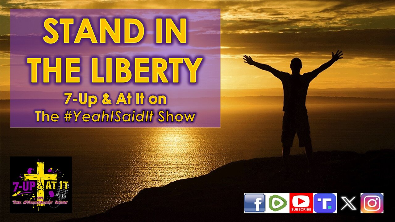 WORD OF THE DAY: GALATIANS 5:1 - STAND IN THE LIBERTY