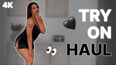 [4K] TRY ON HAUL | Nuisette Élégante SANS string 🫢