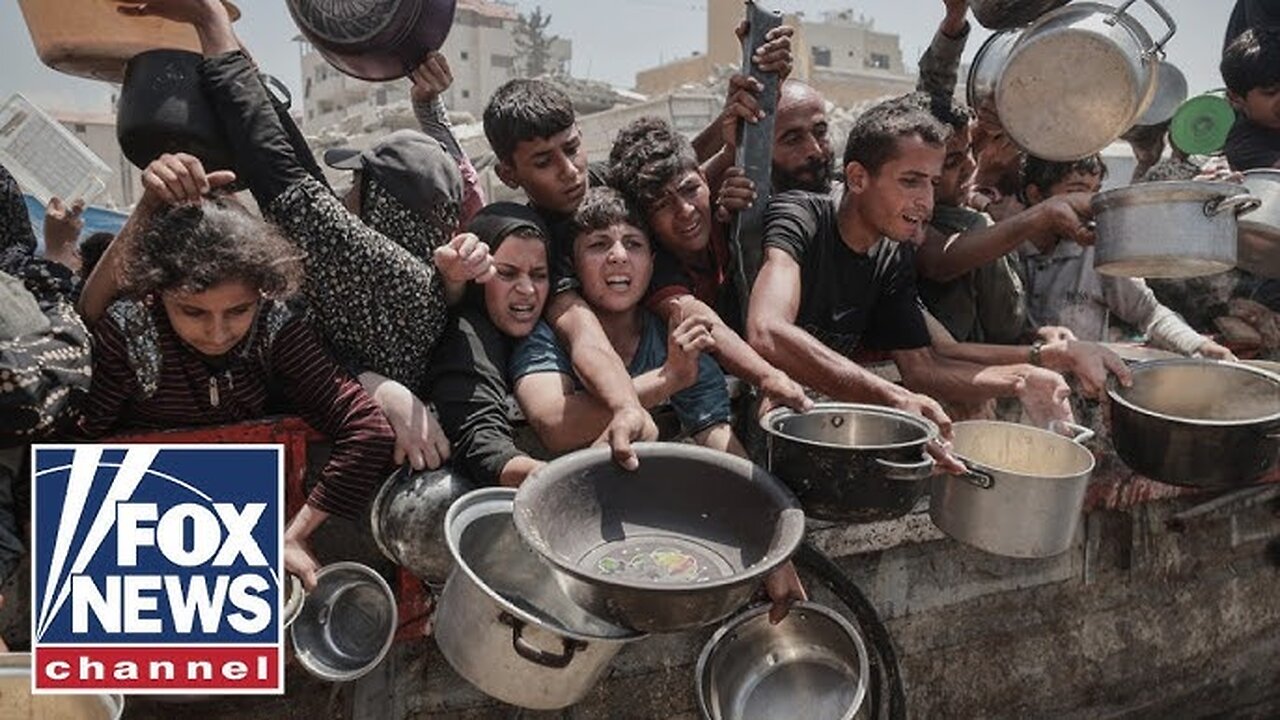 'HUMAN TIDAL WAVE': Desperate Gazans swarm aid site