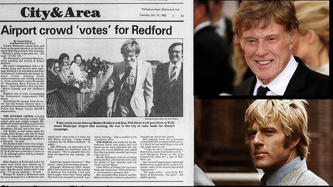 September 16, 2025 - On Robert Redford's 1982 Indiana Visit & A Few of His Films You May Have Missed