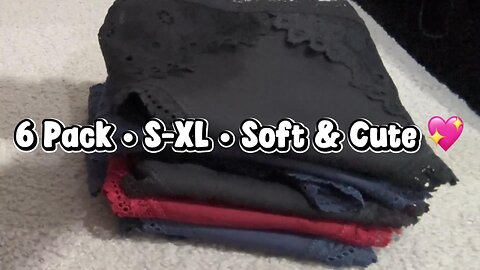 6 Pack Cotton Thongs for Women | Seamless, Breathable, Lace Trim No Show Panties – Soft & Stretchy.