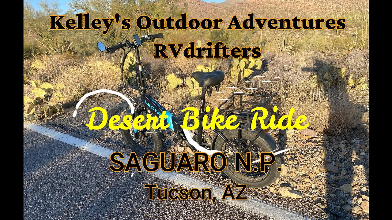 Desert Bike Ride outside of Tucson, AZ