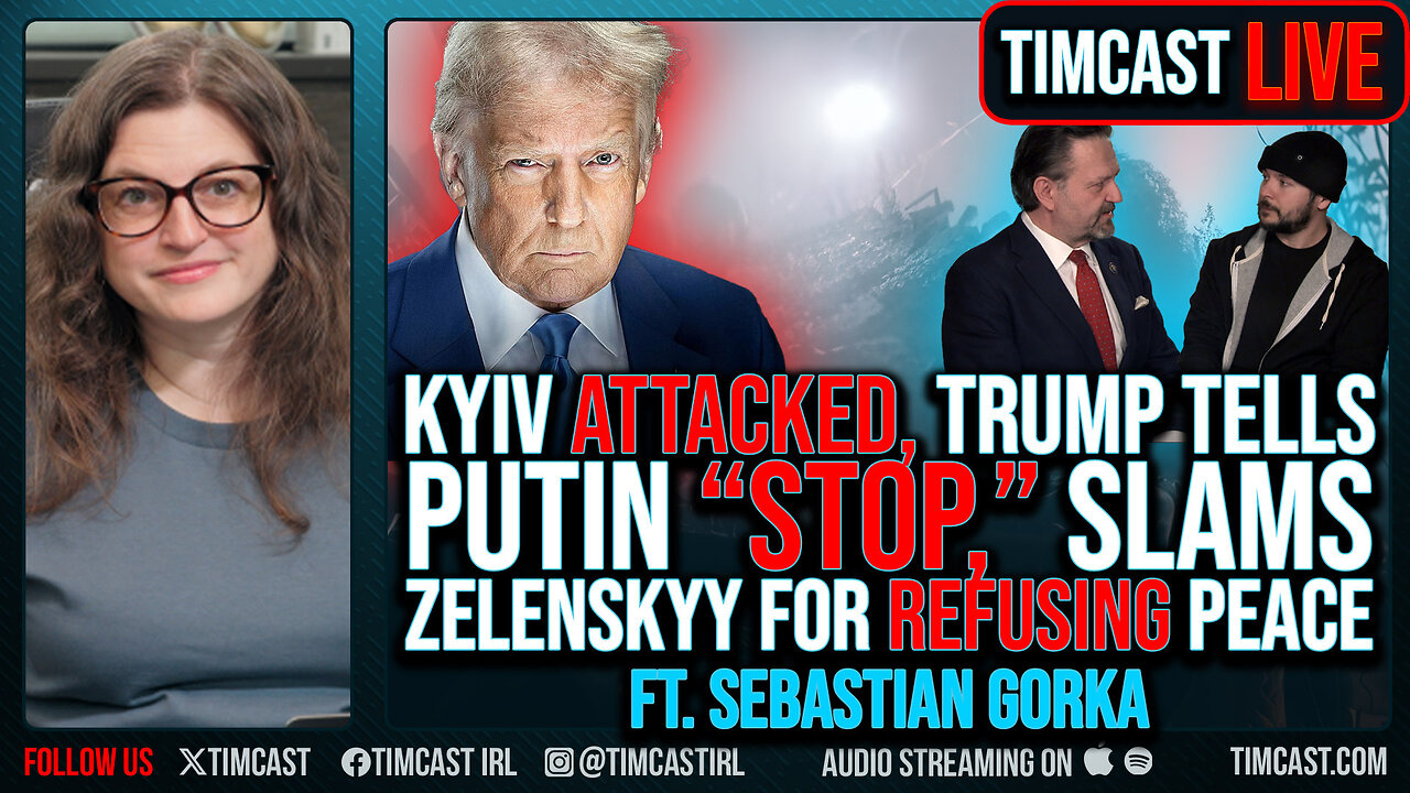Kyiv ATTACKED, Trump Tells Putin “STOP,” Slams Zelenskyy For REFUSING Peace Ft Sebastian Gorka