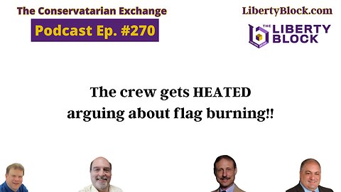 The crew gets HEATED arguing about flag burning!!