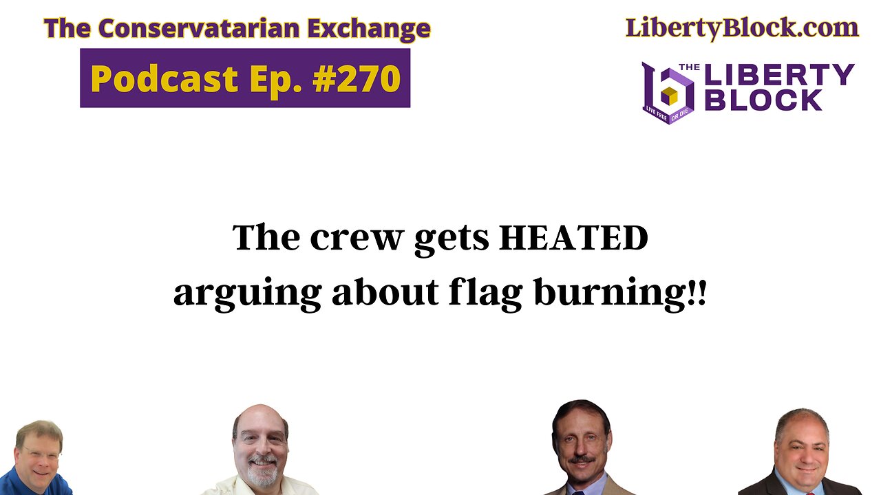 The crew gets HEATED arguing about flag burning!!