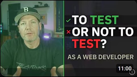 Stop Coding Blindly! Why Every Web Dev Should Test Their Code 🧪💻