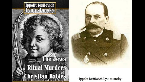 The jews and ritual murders of christian babies - Lyutostansky Ippolit Iosifovich 1911