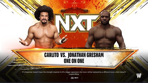 WWE 2k24 Carlito vs Jonathan Gresham