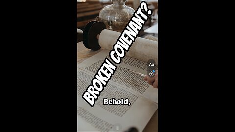 Israel's Broken Covenant; Jeremiah 31