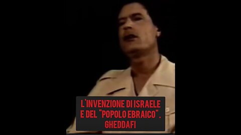1981 Rai Rete1 "Ping Pong" attulità del TG1 Muammar El Gaddafi