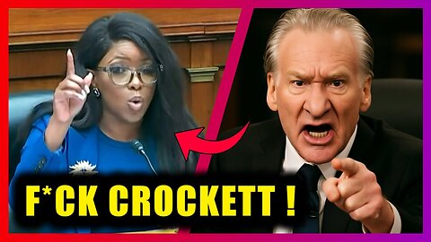 Bill Maher DESTROYS Jasmine Crockett on Live TV and Leaves Her INSANITY