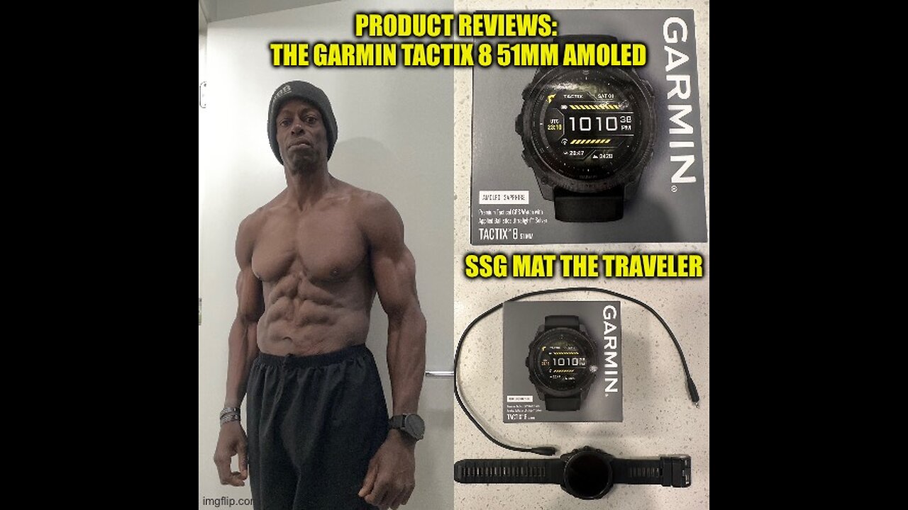 Product Reviews: The Garmin Tactix 8 51mm AMOLED