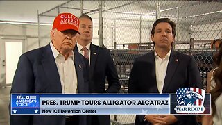 ALLIGATOR ALCATRAZ: President Trump Tours And Speaks At New ICE Detention Center