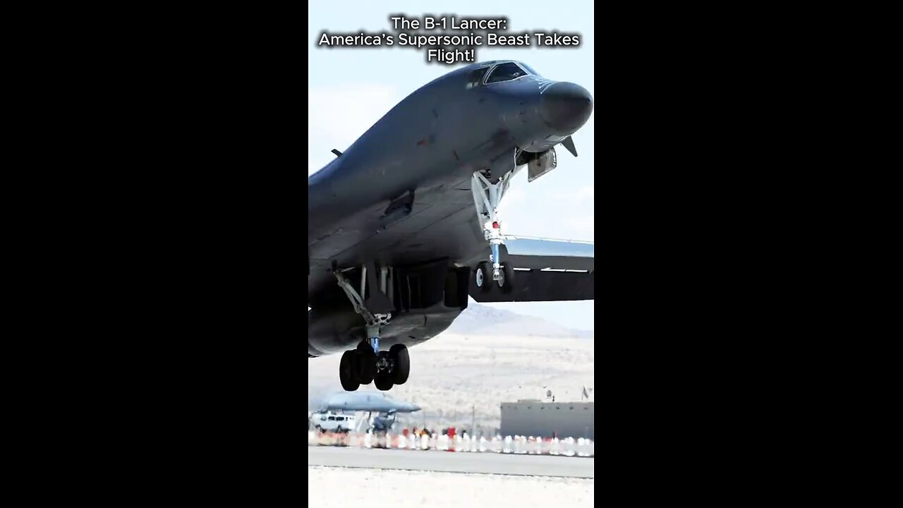 The B-1 Lancer: America’s Supersonic Beast Takes Flight!