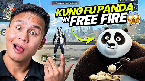 Kung Fu Panda in free fire rank push with gyan bhai tonde gamer