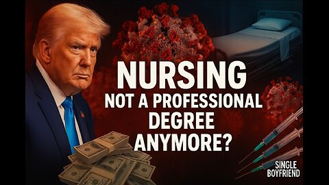 TRUMP JUST EXPOSED NURSING! 💥 No Longer a ‘Professional Degree’?! The SCAMDEMIC MAKES SENSE NOW!”