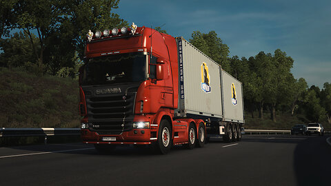 ETS2 | Scania R 620 2009 | Lyon FR to Clermont-Ferrand FR | Box Container HC 24t